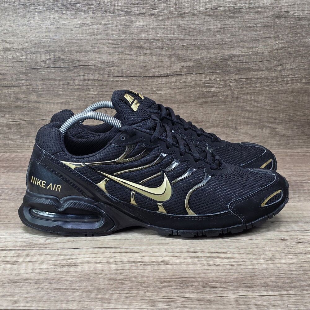 Nike Air Max Torch 4 Men's Size 10 Black Gold Running Shoes CN2159-002